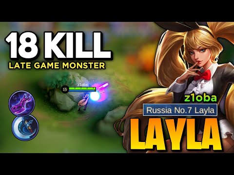 Late Game Monster! Layla Best Build 2023 [ Layla Gameplay Top Global ] By z1oba - Mobile Legends