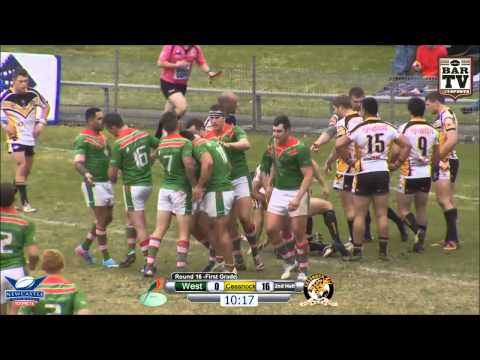 2014 Real NRL Round 16 1st Grade Highlights - Wests v Cessnock