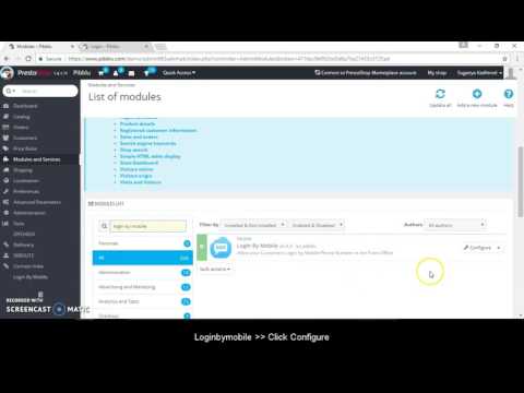 Login by Mobile Prestashop Module