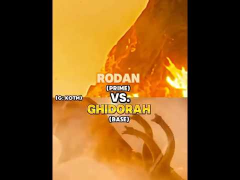 Rodan vs Ghidorah #shorts  #edit