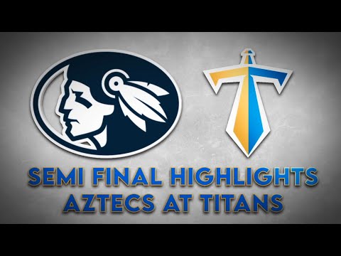 HIGHLIGHTS: Semi Final - Manchester Titans vs. Bristol Aztecs | 2023 British American Football
