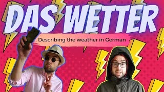 Describing weather in German