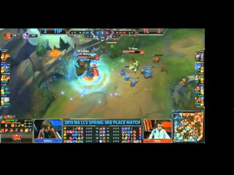 TIP[2] VS TL[2] First Blood [2015 NA LCS SPRING 3RD PLACE MATCH] 5. Game