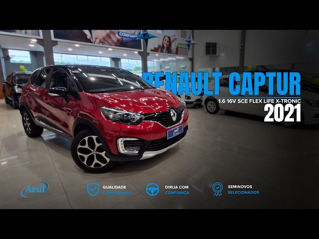 Vídeo RENAULT CAPTUR 1.6 16V SCE FLEX LIFE AUTOMATICO