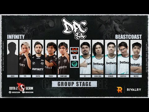 Infinity vs beastcoast - DPC SA 2021/22 Tour 2: Division I - Group Stage - B03
