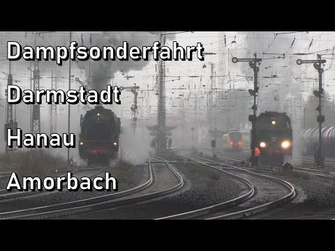 Dampfsonderfahrt mit 23 042 Darmstadt–Hanau-Amorbach