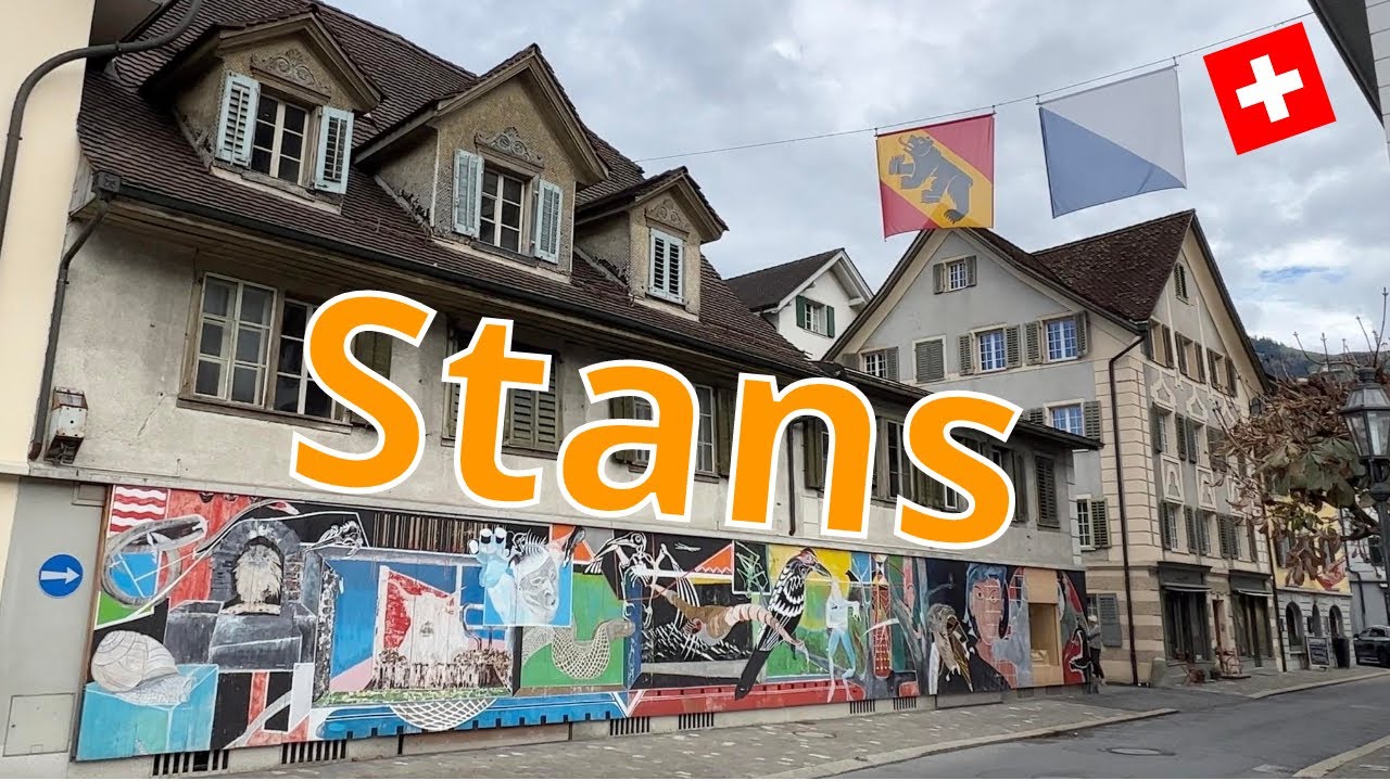 Embark on a walking tour around the picturesque Stans Village Square.