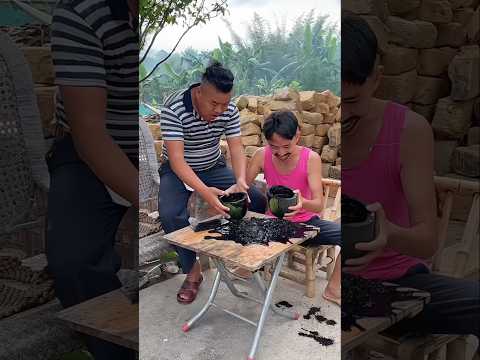 When Watermelon Turned Into Huge Disaster 😂~mini wood toy-woodworking art skill/wood hand #shorts