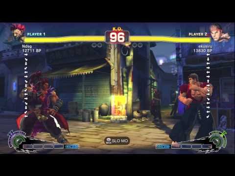 Fujino [Akuma] vs ekusiru [Ryu] SSF4 Japanese Online Ranked Matches - TRUE-HD