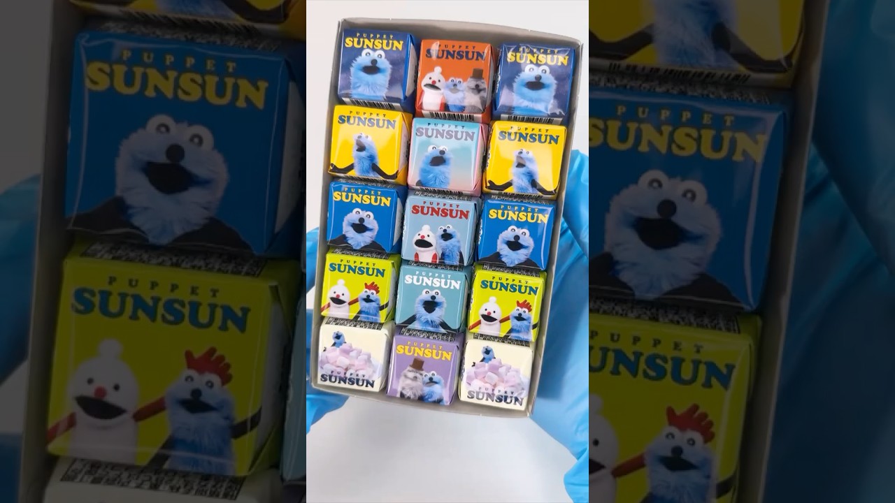 スンスンのチロルチョコ包み紙をマグネットにする#shorts