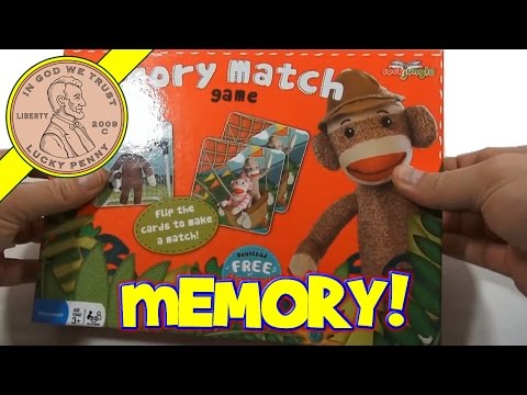  Sock Jungle Memory Match Game - 2011 Cardinal Games-2