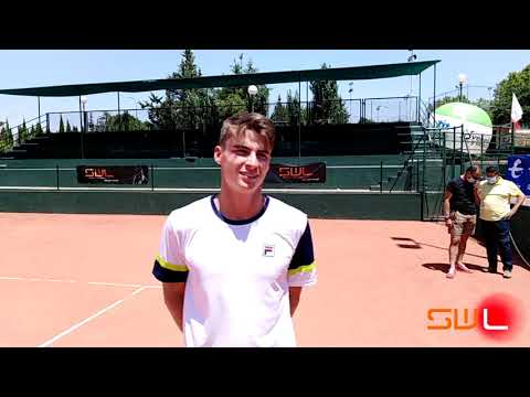 Entrevista con Timofey Skatov - OPEN Int. Tenis Cáceres 2020