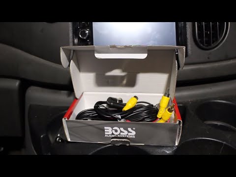 How to install a rear view reverse backup camera in your car/truck (BOSS CAM22)