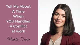 👊 Interview Question | A Time You Had a Conflict at Work. Workplace Conflict.