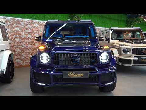 Blue Mercedes G63 Brabus 700 @douradoluxurycars