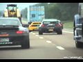 Cars Gumball 3000 Ferrari BMW Lamborghini Porsche Mercedes On A Freeway Street Racing Nic