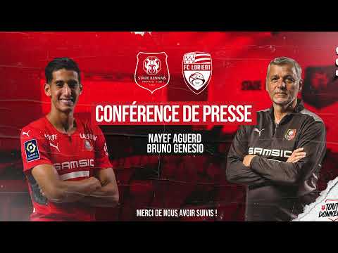 J34. #SRFCFCL - Conférence de presse d'avant-match avec Bruno Genesio et Nayef Aguerd