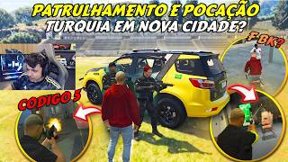 TURQUIA EM NOVA CIDADE? | BK VIROU POLICIA | PATRULHAMENTO E CODIGO 5 - BKINHO RP CLIP'S