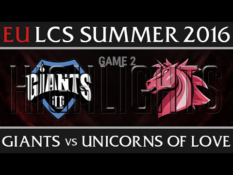 Giants vs UOL Game 2 Highlights - EU LCS Week 2 Summer 2016 - GIA vs UOL G2
