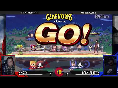 For Glory Friday (5/12/17) - Nizzy (Toon Link) Vs. Rock Leeroy (Bayonetta) - Winners Round 1