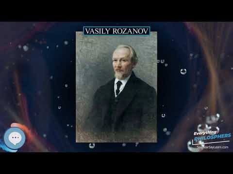 Vasily Rozanov 👩‍🏫📜 Everything Philosophers 🧠👨🏿‍🏫