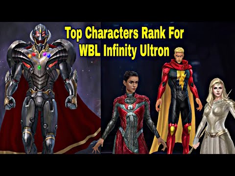 Best Characters Rank For WBL Infinity Ultron - Marvel Future Fight