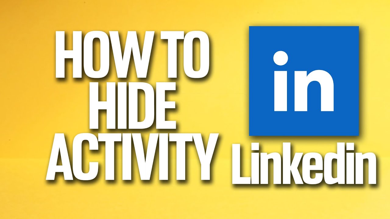 How can I manage my activity on LinkedIn?