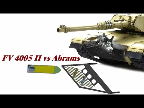 183mm HESH vs M1 Abrams | Armor Penetration Simulation