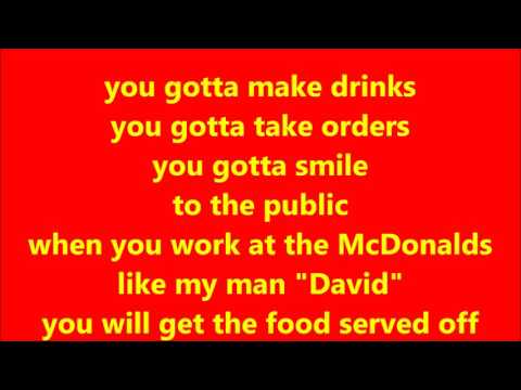Poncho Blazin Atm - I'm Workin At McDonalds with the lyrics (Harlan, Ky McDonalds song Part 2)