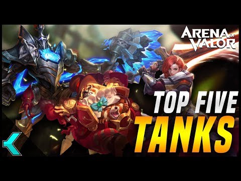 TOP FIVE BEST TANKS | Arena of Valor (NA Only)