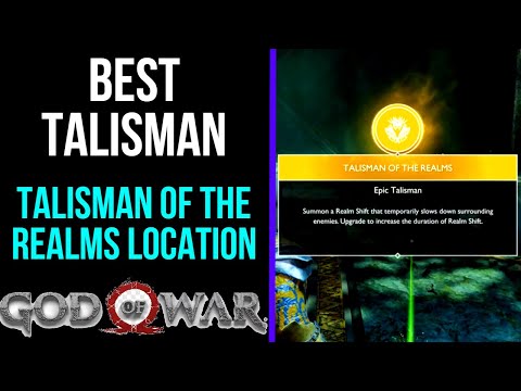 God of War - BEST TALISMAN (TALISMAN OF THE REALMS LOCATION) | MP Trophy