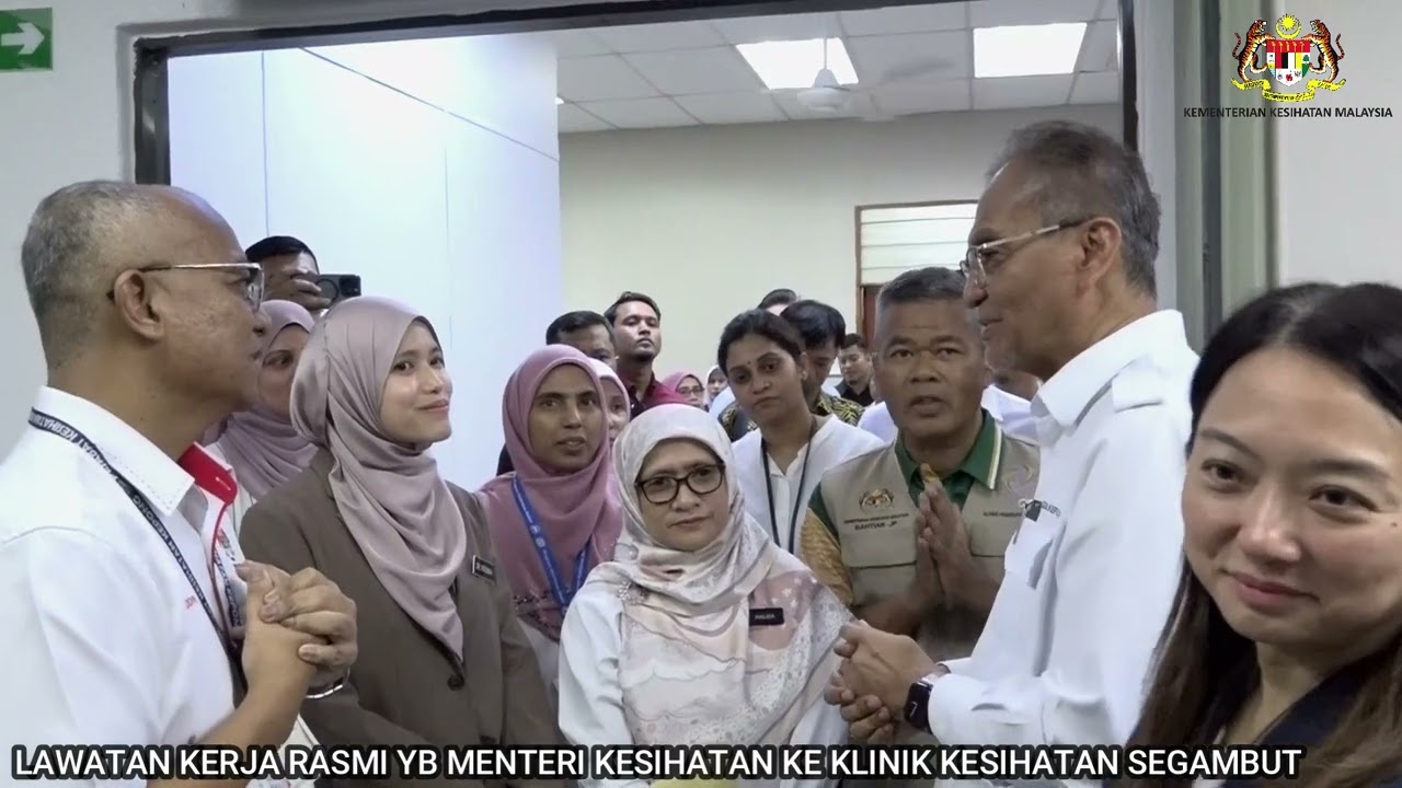 Lawatan Kerja Rasmi YB Menteri Kesihatan ke Klinik Kesihatan Segambut