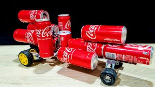 DIY Off-Road Racing Truck from Recycled Coca Cola Cans
