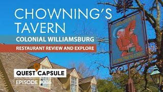 Chowning's Tavern - Colonial Williamsburg - Restaurant Review and FULL Inside Tour