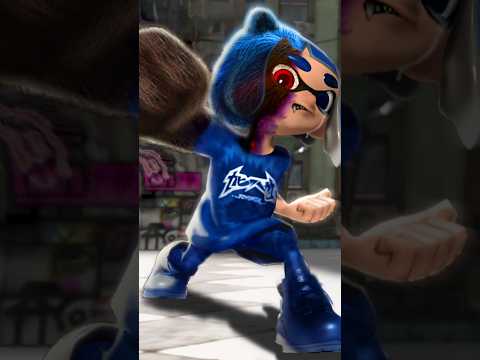 クマミミのイカを本気でメイクしてみた　#メイク　#コスメ　#スプラトゥーン3