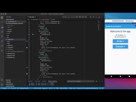 Flutter Basics - Stateless and Stateful Widgets