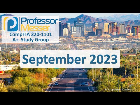 Professor Messer s 220 1101 A Study Group December 2023