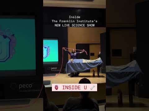 NEW! Interactive #Live Science Show at The #FranklinInstitute: Inside U