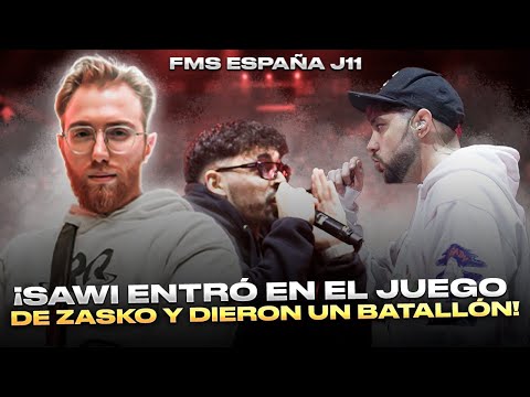 ¡SAWI ENTRÓ EN EL JUEGO DE ZASKO Y DIERON UN BATALLÓN! | ZASKO VS SAWI ELEKIPO FMS ESPAÑA J11
