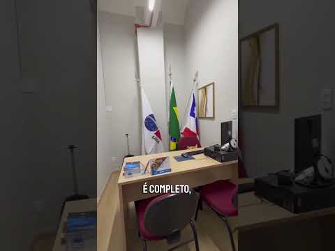 Sala de Prerrogativas da OAB Bahia! O espaço fica em Salvador, no 1º andar do Fórum Ruy Barbosa