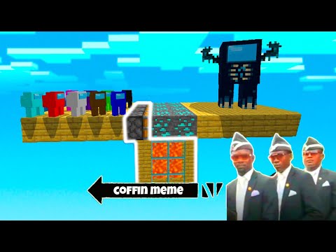 Best of Coffin Meme "Among Us" Edition Part 1 - Minecraft