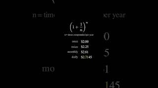 Euler's Number Is Just Compound Interest