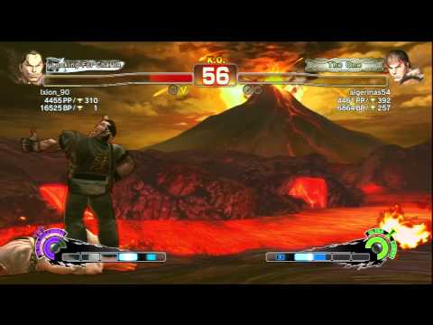 Ixion_90 (Dan) Vs algerinas54 (Ryu) SSF4 AE Ranked Matches - PSN