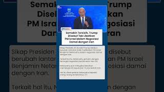 Semakin Tersisih, Donald Trump Disebut Tak Libatkan PM Israel dalam Negosiasi Damai dengan Iran