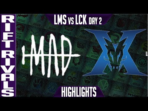 MAD vs KZ Highlights | Rift Rivals 2019 LMS vs LCK Groups Day 2 | MAD Team vs King-Zone DragonX