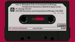2B. Intro 2: Biological Side of Computational Biology. Comparative Genomics, Models & A...