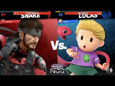 Concrete Throwdown - Smash Ultimate Online - grand final - ZT SYN | WebbJP vs NGG | Sensei