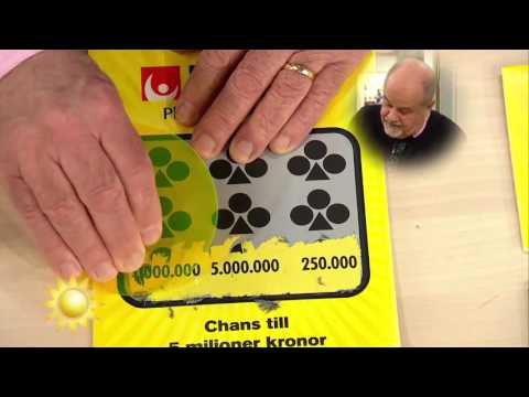 Här skrapar Åke från Sundsvall triss! - Nyhetsmorgon (TV4)