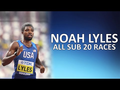 Noah Lyles - All Sub 20 Second 200m Races [2017-2021]