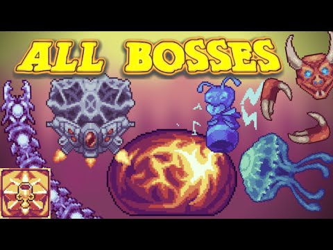 All Terraria Pre-Hardmode Bosses in Glory Mode + Glorious Drops [Glory Mod]